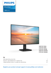 Priročnik Philips 27E1N1100A LED-zaslon