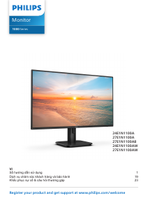 Hướng dẫn sử dụng Philips 27E1N1100A Màn hình LED