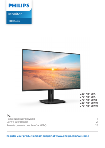 Instrukcja Philips 27E1N1100A Monitor LED
