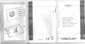 Handleiding Marksman 542.348-M1 Klok
