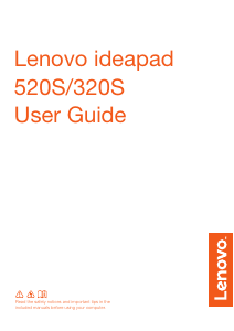 Bruksanvisning Lenovo IdeaPad 520S Bärbar dator
