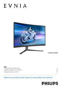 Használati útmutató Philips 27M2C5200W Evnia LED-es monitor
