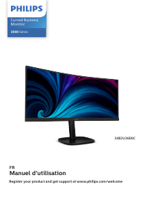 Mode d’emploi Philips 34B2U3600C Moniteur LED