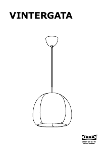 Használati útmutató IKEA VINTERGATA Lámpa