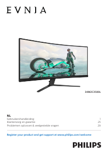 Handleiding Philips 34M2C3500L Evnia LED monitor