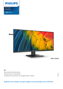 Handleiding Philips 40B1U5600 LED monitor