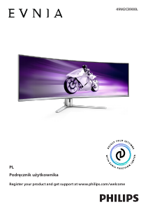 Instrukcja Philips 49M2C8900L Evnia Monitor LED