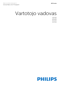 Vadovas Philips 32PHT4032 LED televizorius