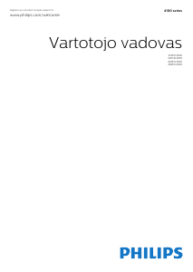 Vadovas Philips 40PFK4100 LED televizorius
