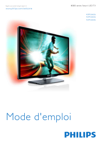 Mode d’emploi Philips 40PFL8606 Téléviseur LED