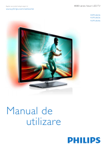 Manual Philips 40PFL8606 Televizor LED