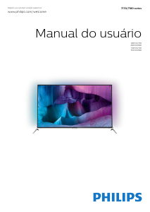 Manual Philips 49PUS7170 Televisor LED