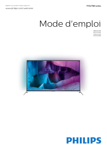 Mode d’emploi Philips 49PUS7170 Téléviseur LED
