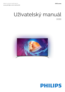 Manuál Philips 55PUS8700 LED televize