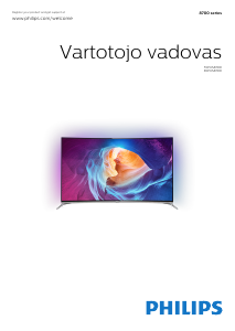 Vadovas Philips 55PUS8700 LED televizorius