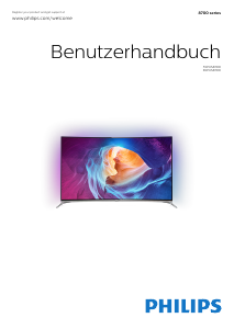 Bedienungsanleitung Philips 65PUS8700 LED fernseher