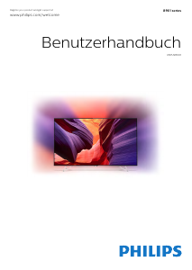 Bedienungsanleitung Philips 65PUS8901 LED fernseher