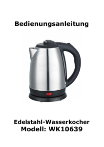 Bedienungsanleitung Grafner WK10611 Wasserkocher