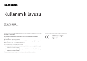 Kullanım kılavuzu Samsung S49FG916EU LED ekran