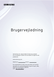 Brugsanvisning Samsung SP-LPF5DSAX The Premiere LED TV