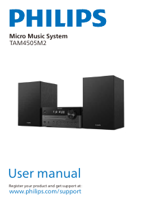 Manual Philips TAM4505M2 Stereo-set