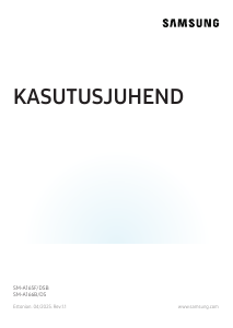Kasutusjuhend Samsung SM-A166B/DS Galaxy A Mobiiltelefon