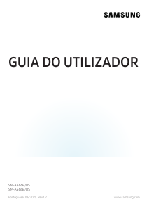 Manual Samsung SM-A366B/DS Galaxy A Telefone celular