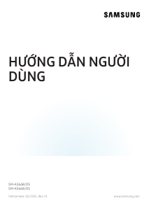 Hướng dẫn sử dụng Samsung SM-A566B/DS Galaxy A Điện thoại di động