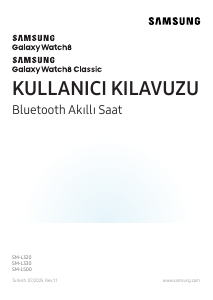 Kullanım kılavuzu Samsung SM-L330 Galaxy Watch Akıllı kol saati