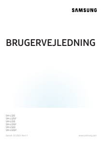 Brugsanvisning Samsung SM-L335F Galaxy Watch Smartwatch