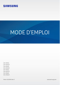 Mode d’emploi Samsung SM-R965F Galaxy Watch Montre connectée