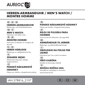 Brugsanvisning Auriol IAN 378816 Armbåndsur
