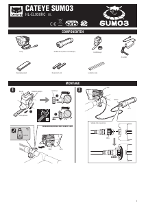 Handleiding Cateye HL-EL930RC Sumo 3 Fietslamp