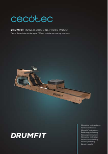 Bedienungsanleitung Cecotec Drumfit Rower 20000 Neptuno Wood Rudergerät