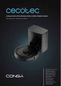 Manuale Cecotec Conga 9590 Spin Revolution Ultra Power Home Aspirapolvere
