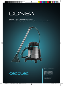 Manual de uso Cecotec Conga CarpetClean 20000 Max Aspirador