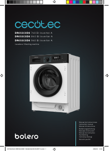 Mode d’emploi Cecotec Bolero Dresscode 740 BI Inverter A M Lave-linge