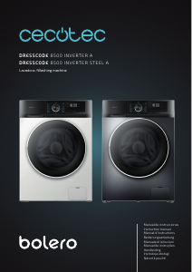 Mode d’emploi Cecotec Bolero DressCode 8500 Inverter Steel A M Lave-linge