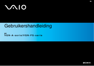 Handleiding Sony Vaio VGN-A617S Laptop