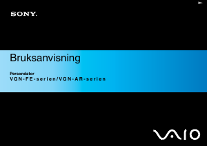 Bruksanvisning Sony Vaio VGN-AR31M Bärbar dator
