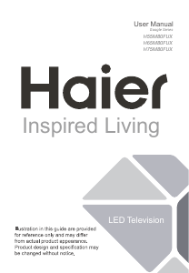 Kullanım kılavuzu Haier H55M80FUX LED televizyon