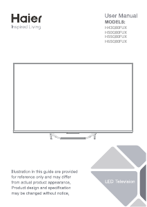 Manuale Haier H43Q80FUX LED televisore