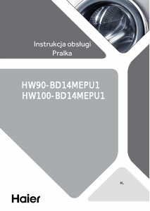 Instrukcja Haier HW90-BD14MEPU1 Pralka