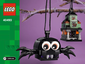 Brugsanvisning Lego set 40493 Holiday & Events Edderkop og hjemsøgt hus-sæt