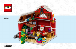Vadovas Lego set 40565 Holiday & Events Kalėdų Senelio dirbtuvės