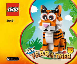 Bruksanvisning Lego set 40491 Holiday & Events Tigerens år