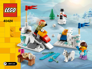 Brugsanvisning Lego set 40424 Holiday & Events Sneboldkamp