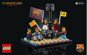 Manual Lego set 40485 Promotional FC Barcelona celebration