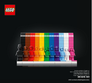 Instrukcja Lego set 40516 Promotional Każdy jest wspaniały