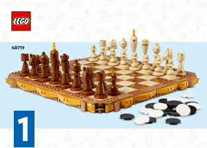 Manual Lego set 40719 Promotional Set de șah tradițional